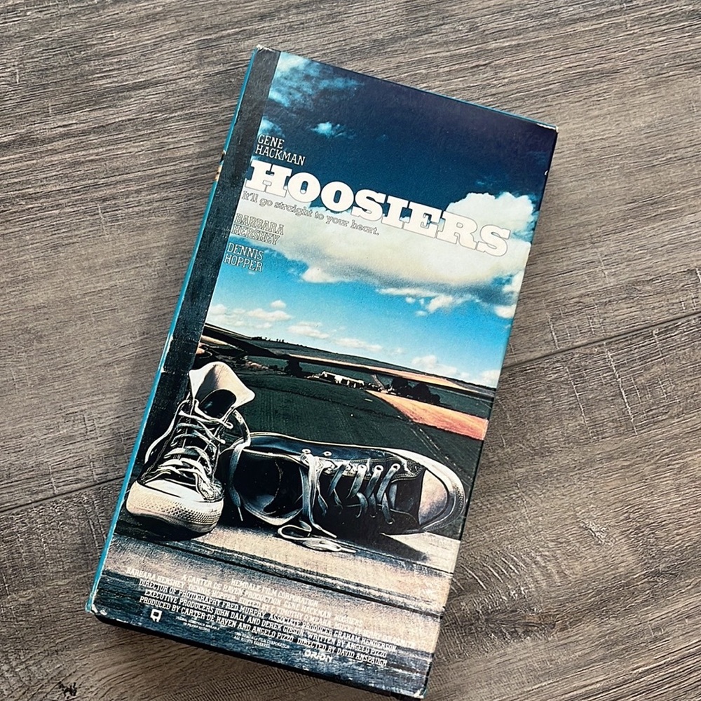 Vintage 1986 Hoosiers VHS Movie.
Used Bundle 2 For $20 Listing